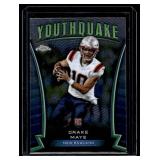 Drake Maye RC Insert Youthquake 2024 Topps Chrome #Y-2 Rookie Football Card