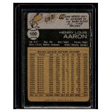Hank Aaron 1973 Topps #100 Vintage Baseball Card