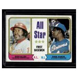 Hank Aaron / Dick Allen 1974 Topps All-Star 1st Basemen #332 Vintage Baseball Card
