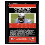 Calvin Johnson RC 2007 opps #145 Rookie Football Card
