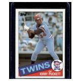 Kirby Puckett RC 1985 Topps #536 Rookie Minnesota Twins Baseball Card
