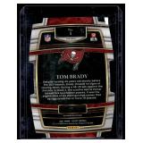 Tom Brady Prizm Die Cut 2021 Select Concourse #1 Football Card