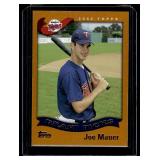Joe Mauer RC 2002 Topps #622 Rookie Minnesota Twins Baseball Card