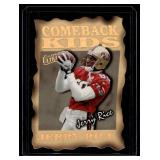 Jerry Rice Die Cut 1997 Fleer Ultra Comeback Kids Insert #3 Football Card