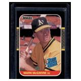 Mark McGwire RC 1987 Donruss Rated Rookie #46 Baseball Card