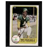 Rickey Henderson 2nd Year 1981 Fleer #351 Vintage Baseball Card