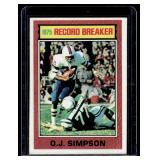 OJ Simpson 1976 Topps Record Breaker #6 Vintage Football Card