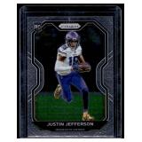 Justin Jefferson RC 2020 Prizm #398 Rookie Minnesota Vikings Football Card