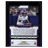 Justin Jefferson RC 2020 Prizm #398 Rookie Minnesota Vikings Football Card