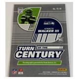Kenneth Walker III Auro RC /199 2022 Donruss Elite Turn of the Century Aurographs #TC-18 - Super Bowl MVP! Football Card