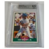 Ken Griffey Jr. RC Beckett Graded 8.6 NM-MT 1989 Scote Rookie Traded #100T Baseball Card