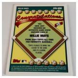 Willie Mays RARE Game-Used Relic 2004 Topps All-Time Fan Favorites #FFR-WM Baseball Card