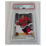 Connor Bedard RC PSA 8 NM-MT 2023 Upper Deck OPC Glossy #R47 Rookie Hockey Card