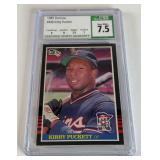 Kirby Puckett RC CSG Graded 7.5 NM+ 19985 Donruss #438 Rookie Minnesota Twins Baseball Card