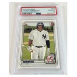 Jason Dominguez PSA 10 Gem Mint 1st Bowman 2020 Paper Prospects #BP8 Baseball Card