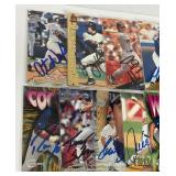 12 Minnesota Twins On Card Autographs - Walker, Coomer, Trombley, Cordova, Steinbach, Lawton, Mears, Hocking, Nixon