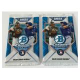 2021 Bowman Chrome Baseball 2 Pack Lot