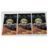2021 Topps Chrome Tennis 3 Pack Lot