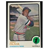 1973 Topps Tony Oliva Minnesota Twins MLB Vintage Baseball Card No. 80