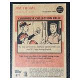 2011 Heritage Jim Thome Minnesota Twins Game-Used Bat Piece MLB Baseball Card No. CCR-JT