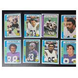 8-Card 1978 Vintage Minnesota Vikings Football Card Lot (Few Stars!)