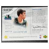 Wally Szczerbiak Minnesota Timberwolves 2004 SP Dual Game-Used Swatch Basketball Card No. WM-WS