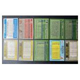 Jack Morris 10 Card Vintage Baseball Lot