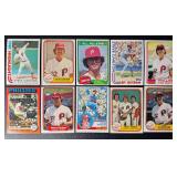 Steve Carlton 10 Card Vintage Baseball Lot