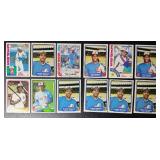 Andre Dawson and Tim Raines 12 Card Vintage Baseball Lot