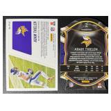 Adam Thielen 2 Card Numbered and Die Cut Minnesota Vikings Football Lot