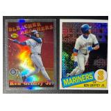 Ken Griffey Jr. 2 Card Baseball Lot