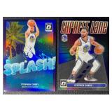 Steph Curry 2 Card Basketball Lot