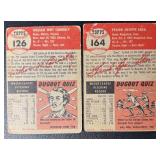 1952 Topps 2 Card Vintage Baseball Lot