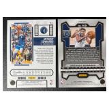 Anthony Edwards 2 Card Minnesota Timberwolves Basketball Lot
