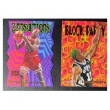Dennis Rodman 2 Card Die Cut and Insert Basketball Lot