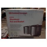 Outdoor Gourmet 120QT Aluminum Pot and Basket