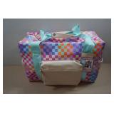Jadelynn Brooke Checkered Duffle Bag