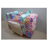 Jadelynn Brooke Checkered Duffle Bag