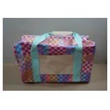 Jadelynn Brooke Checkered Duffle Bag