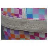 Jadelynn Brooke Checkered Duffle Bag