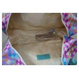 Jadelynn Brooke Checkered Duffle Bag