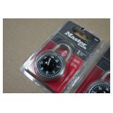 *3* Master Lock Pad Locks