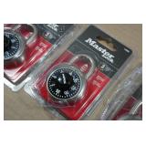 *3* Master Lock Pad Locks