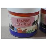 *2* Tubs Rainbow Silk Slime