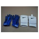 Franklin MLB Pro Classic Batting Gloves and Knee Pads