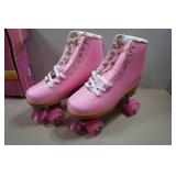 Revel Hot Pink Glitter Adjustable Quads - Women