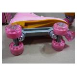 Revel Hot Pink Glitter Adjustable Quads - Women