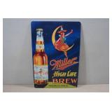 Novelty Metal Sign - Miller Beer