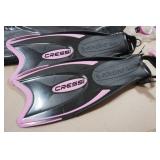 Cressi Adult Rondine Palau Fin Snorkel Set - Fin Size XS/S