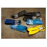 *7* Pairs Cressi Agua Adult Fins - Assorted Sizes
